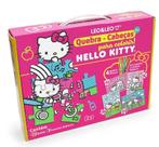 Quebra-cabeca para colorir hello kitty c/ 72 pecas e 3 hidrocor