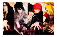Quebra-cabeça Personalizado Naruto Akatsuki 48 Peças