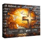Quebra-cabeça PICKFORU Amazing Grace Cross 1000 peças