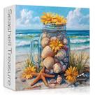 Quebra-cabeça PICKFORU Beach 1000 peças Seashell Jar Quebra-cabeça PICKFORU Beach 1000 peças Seashell Jar