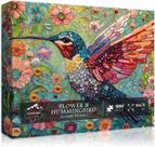 Quebra-cabeça PICKFORU Hummingbird 1000 peças para adultos