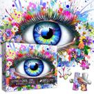 Quebra-cabeça PICKFORU Impossible 1000 Pieces Eye Flower