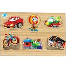 Quebra Cabeça Pinos Meios de Transporte Brinquedo Educativo Quebra Cabeça Pinos Meios de Transporte Brinquedo Educativo