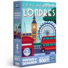 Quebra cabeca postais do mundo londres nano 500 pecas toyster Quebra cabeca postais do mundo londres nano 500 pecas toyster