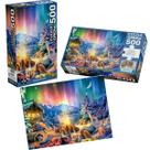 Quebra Cabeça Premium 500 Peças Aurora Boreal