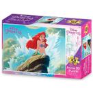 Quebra-Cabeça Princesa Ariel 3D 48 pçs BR2032 - MultiKids