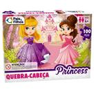 Quebra cabeca princess 100 pecas pais e filhos Quebra cabeca princess 100 pecas pais e filhos