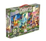 Quebra Cabeça Progressivo Dinossauros 3 em 1 Big Star