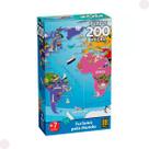 Quebra Cabeça Puzzle 200 Peças Turismo Pelo Mundo 04591 Grow