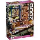 Quebra Cabeça Puzzle 2000 Peças Ateliê Grow
