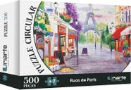 Quebra Cabeça Puzzle 500 Peças Circular Ruas De Paris 4879 Quebra Cabeça Puzzle 500 Peças Circular Ruas De Paris 4879