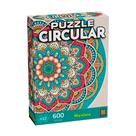 Quebra Cabeça Puzzle Circular Mandala 600 Peças 4163 - Grow Quebra Cabeça Puzzle Circular Mandala 600 Peças 4163 - Grow