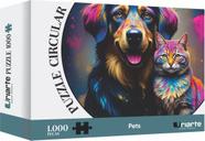 Quebra Cabeça Puzzle Circular Pets - 1000 Peças