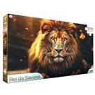 Quebra Cabeça Puzzle Rei da Savana 1000 Peças Quebra Cabeça Puzzle Rei da Savana 1000 Peças