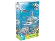 Quebra Cabeça Puzzle Tubarões 150 Peças - Grow