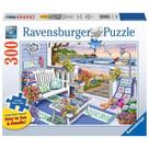 Quebra-cabeça Ravensburger Cozy Series Seaside Sunshine 300 unidades Quebra-cabeça Ravensburger Cozy Series Seaside Sunshine 300 unidades