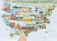Quebra-cabeça Ravensburger Great Outdoors Sea to Shining Sea 300 unidades Quebra-cabeça Ravensburger Great Outdoors Sea to Shining Sea 300 unidades