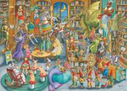 Quebra-cabeça Ravensburger Midnight at The Library 1000 unidades