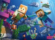 Quebra-cabeça Ravensburger Minecraft 200 peças