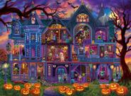 Quebra-cabeça Ravensburger Monster House Party 100 peças