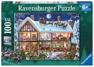Quebra-cabeça Ravensburger: Natal em casa, 100 peças