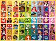 Quebra-cabeça Ravensburger, paleta de cores Disney Pixar, 100 unidades