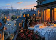 Quebra-cabeça Ravensburger Paris Balcony 1000 peças Quebra-cabeça Ravensburger Paris Balcony 1000 peças