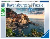 Quebra-cabeça Ravensburger, ponto de vista de Cinque Terre, 1500 peças