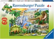 Quebra-cabeça Ravensburger Prehistoric Life 60 peças para crianças