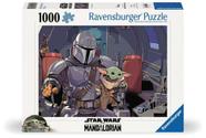 Quebra-cabeça Ravensburger Star Wars Mandalorian 1000 peças