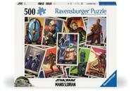 Quebra-cabeça Ravensburger Star Wars Mandalorian 500 peças Quebra-cabeça Ravensburger Star Wars Mandalorian 500 peças