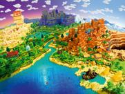 Quebra-cabeça Ravensburger World of Minecraft 1500 peças