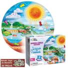 Quebra Cabeça Redondo Educativo Pricesa Planeta 40pc