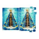 Quebra Cabeça Religioso N Sra Aparecida 19x27cm c/ 60 peças