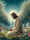 Quebra-Cabeça Religiosos Jesus no Horto de 120 peças em MDF