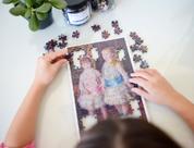 Quebra-cabeça Renoir Rosa e Azul: as irmãs Cahen Danvers 150 peças