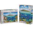 Quebra Cabeça Rompecabeças Puzzle 500 pcs Corais Pais filhos