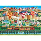 Quebra-cabeça RoseArt Home Country Albuquerque Express 1000 unidades Quebra-cabeça RoseArt Home Country Albuquerque Express 1000 unidades