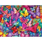 Quebra-cabeça RoseArt Kodak Premium Colorful Butterflies 350 unidades