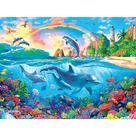 Quebra-cabeça RoseArt Kodak Premium Dolphin Paradise 550 unidades