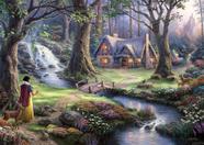 Quebra-cabeça Schmidt Thomas Kinkade Disney Branca de Neve 1000 peças