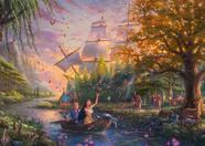 Quebra-cabeça Schmidt Thomas Kinkade Disney Pocahontas 1000 peças