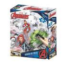 Quebra-Cabeça Scratch-Off Os Vingadores Zipper Box 150 Peças Multilaser - BR1316 Quebra-Cabeça Scratch-Off Os Vingadores Zipper Box 150 Peças Multilaser - BR1316
