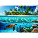 Quebra-cabeça Sutinban Sea Turtle 1000 peças para adultos 70cmX50cm
