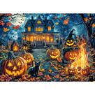 Quebra-cabeça Tang Complete Halloween House 1000 peças
