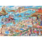Quebra-cabeça TangMosaic Summer Beach Bliss 1000 peças
