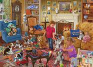 Quebra-cabeça Toynk Puppy Playtime 1000 peças para família