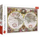 Quebra-cabeça Trefl 2000 Peças Mapa Histórico da Terra