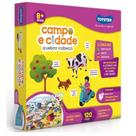Quebra Cabeça Trilíngue Campo e Cidade 120 Peças