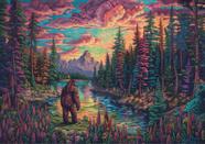 Quebra-cabeça Trippy Puzzle Co Forest Fable 1000 unidades 69x48cm